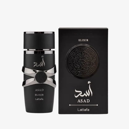 Lattafa Asad Elixir Eau de Parfum for Men 3.4 oz / 100ml – Long-Lasting Fragrance