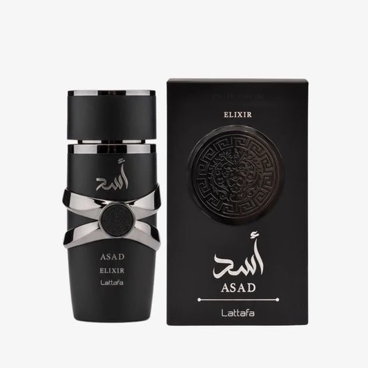 Lattafa Asad Elixir Eau de Parfum for Men 3.4 oz / 100ml – Long-Lasting Fragrance
