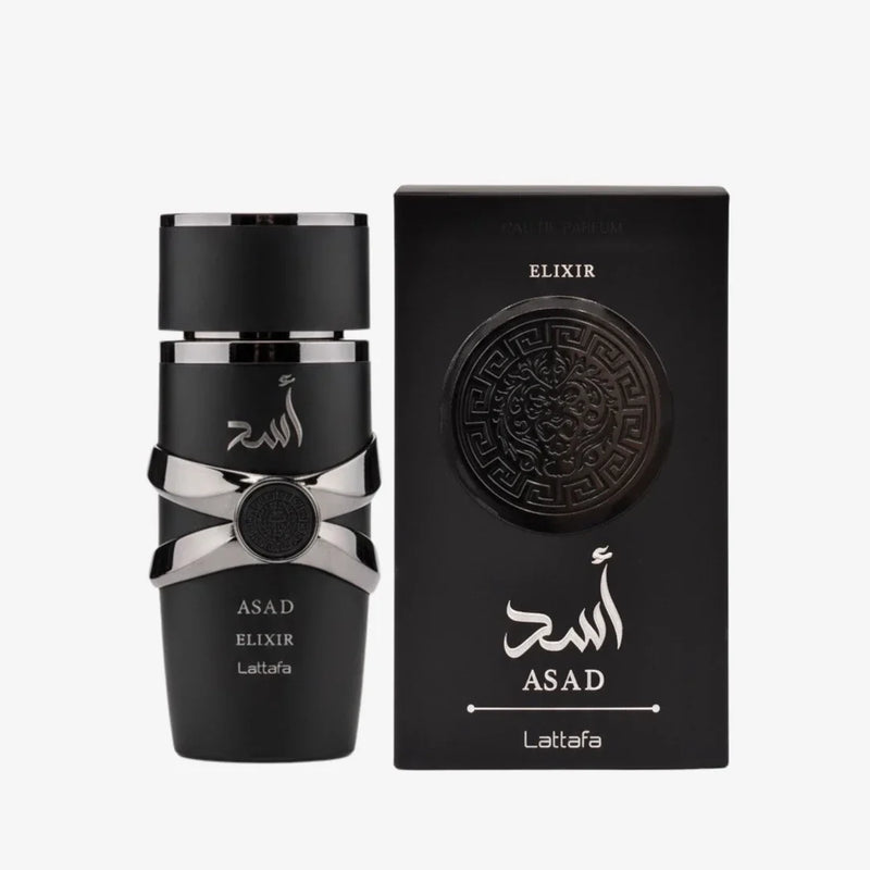 Lattafa Asad Elixir Eau de Parfum for Men 3.4 oz / 100ml – Long-Lasting Fragrance