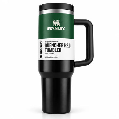 40oz H2.0 FlowState Quencher Cup – Wicked Elphaba Edition, Reusable Tumbler with Handle