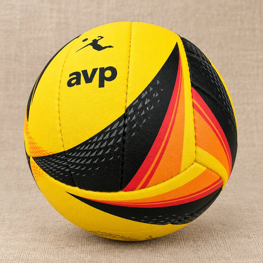 AVP OPTX Official Beach Volleyball Match Game Ball – Black/Yellow